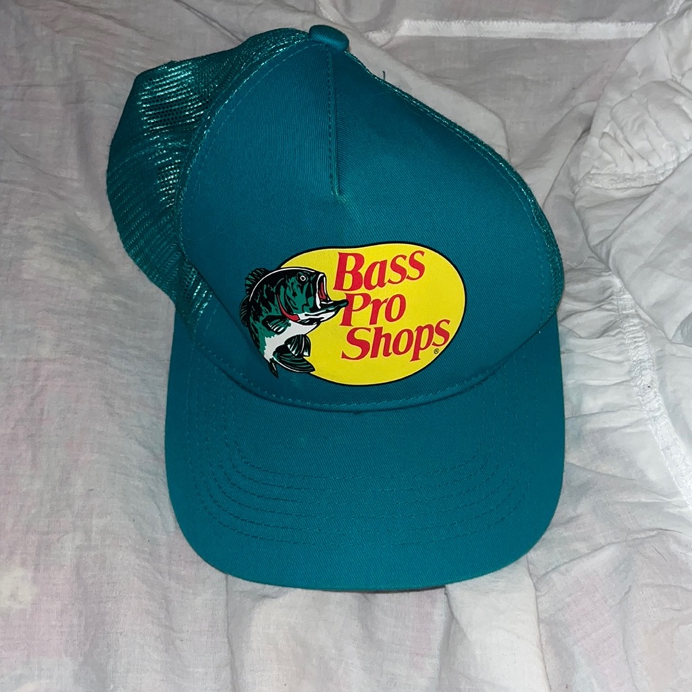 Bass Pro Shops Trucker Hat Snapback Teal